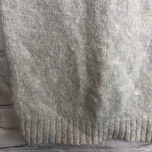 Anthropologie Moth Tunic Sweater Gray Wool Sz Sm - Picture 5 of 8